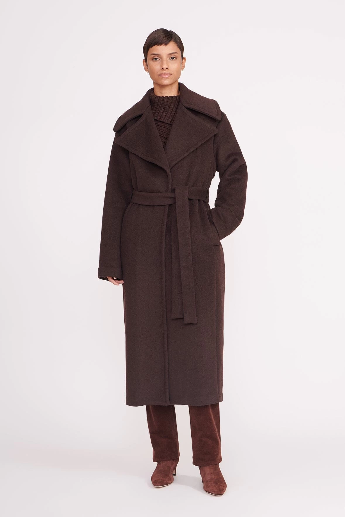 CARVER COAT | DARK CHOCOLATE 1 CARVER COAT | DARK CHOCOLATE