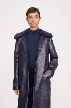 VARNISHES COAT | NAVY -Chic Style Shop 042 230605 Staud Fall Ecom 01431 web