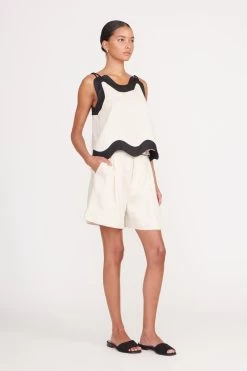 RENATA TOP | NATURAL BLACK -Chic Style Shop 043 230516 Staud Fall Ecom 02276 web