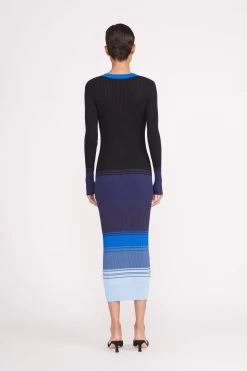 SHOKO SWEATER | MIDNIGHT GLACIER 9 SHOKO SWEATER | MIDNIGHT GLACIER -Chic Style Shop 046 230605 Staud Fall Ecom 01536 web