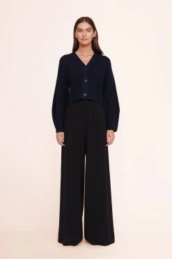 MIRABEL CARDIGAN | NAVY -Chic Style Shop 049 220915 Staud Resort Ecom 01542 web