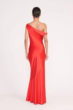 ASHANTI DRESS | RED ROSE -Chic Style Shop 124 ASHANTI DRESS SPICY RED 0897 web