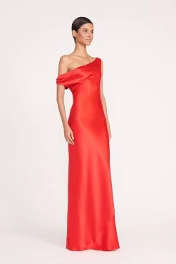 ASHANTI DRESS | RED ROSE -Chic Style Shop 125 ASHANTI DRESS SPICY RED 0894 web