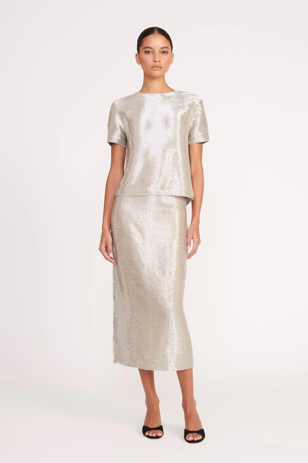 INGRID TOP | SILVER 2 INGRID TOP | SILVER - Image 2