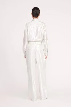 MARYN TOP | SILVER -Chic Style Shop 209 MARYN TOP SILVER LUISA PANT SILVER 0573 web