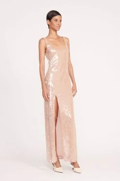 MAXI LE SABLE DRESS | BEIGE -Chic Style Shop 239 MAXI LE SABLE DRESS BEIGE 0369 web