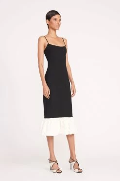 FARIDAH DRESS | BLACK IVORY -Chic Style Shop 251 FARIDA DRESS BLACK IVORY 0318 web