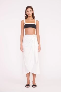 LIV BIKINI TOP | BLACK WHITE -Chic Style Shop ANGELICA WRAP SKIRT WHITE 01375 web