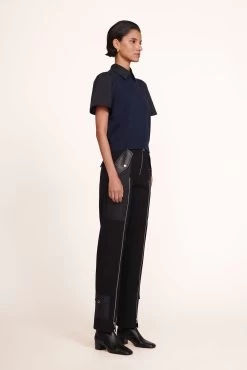 ARYA TOP | NAVY BLACK -Chic Style Shop Arya Top Navy Black Sesame Pant Black 005 edit web