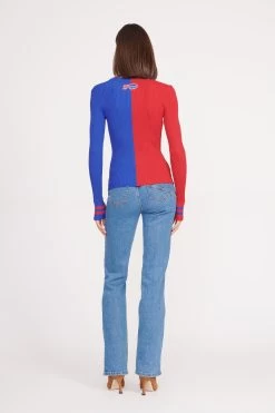 THE STAUD NFL CARGO SWEATER | BUFFALO BILLS -Chic Style Shop CARGO SWEATER BUFFALO BILLS 0668 web