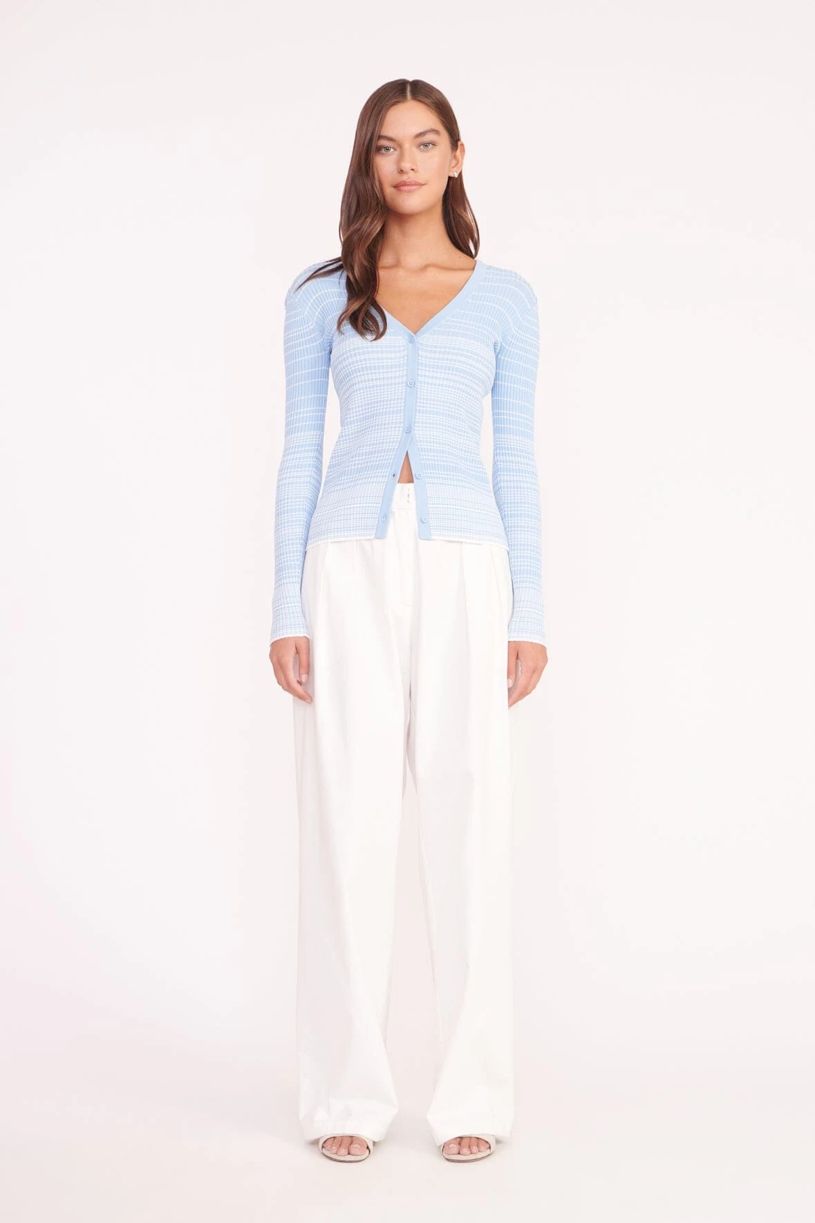 CARGO SWEATER | FRENCH BLUE WHITE 2 CARGO SWEATER | FRENCH BLUE WHITE - Image 2