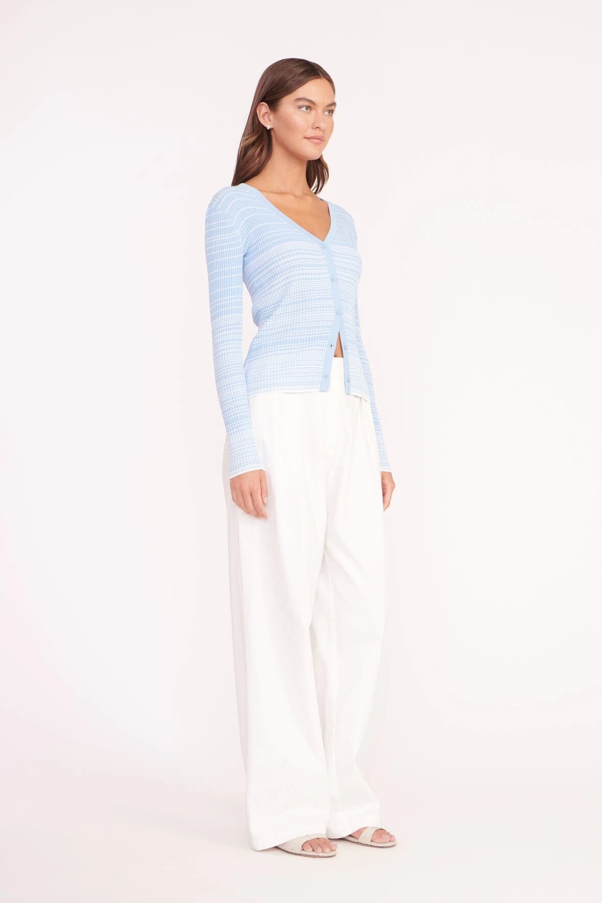 CARGO SWEATER | FRENCH BLUE WHITE 3 CARGO SWEATER | FRENCH BLUE WHITE - Image 3