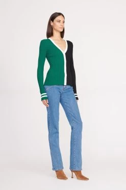 THE STAUD NFL CARGO SWEATER | NEW YORK JETS -Chic Style Shop CARGO SWEATER NEW YORK JETS 0342 web