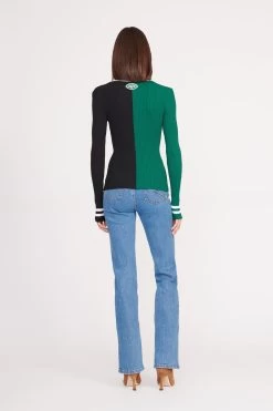 THE STAUD NFL CARGO SWEATER | NEW YORK JETS -Chic Style Shop CARGO SWEATER NEW YORK JETS 0345 web