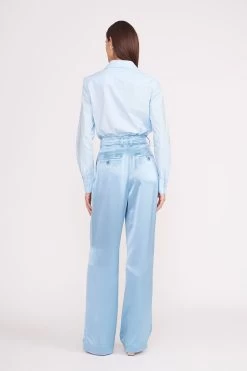 LUISA PANT | FRENCH BLUE SATIN -Chic Style Shop Copyof013 230601 Staud Fall Ecom 00988 web