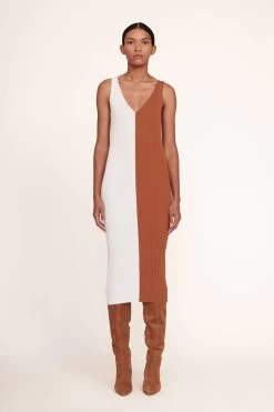 CAMI BOOT | TAN SUEDE -Chic Style Shop Dana Dress Tan White 002 edit web 2156bb45 d2e0 457f 82fa 6ddf2964c0a8