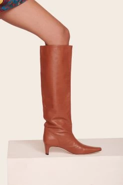 WALLY BOOT | TAN -Chic Style Shop Frames Dress Patchwork Foulard 356 web
