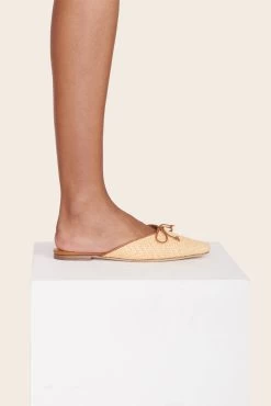 GINA MULE | NATURAL RAFFIA -Chic Style Shop GINA MULE RAFFIA 1 web