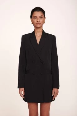 HUE BLAZER | BLACK -Chic Style Shop Hue Blazer Dress Black 00090 edit web