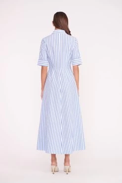 SYLVIA MULE | NATURAL LINEN -Chic Style Shop JOAN MAXI DRESS SEA STRIPE 01875 web 1