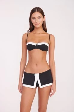 JO BALCONETTE BIKINI TOP | BLACK WHITE -Chic Style Shop JO BALCONETTE PENNY SKIRT BLACK WHITE 00566 web