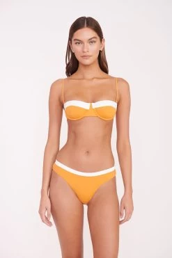 JO BALCONETTE BIKINI TOP | NECTARINE WHITE
