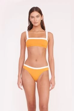 LIV BIKINI TOP | NECTARINE WHITE