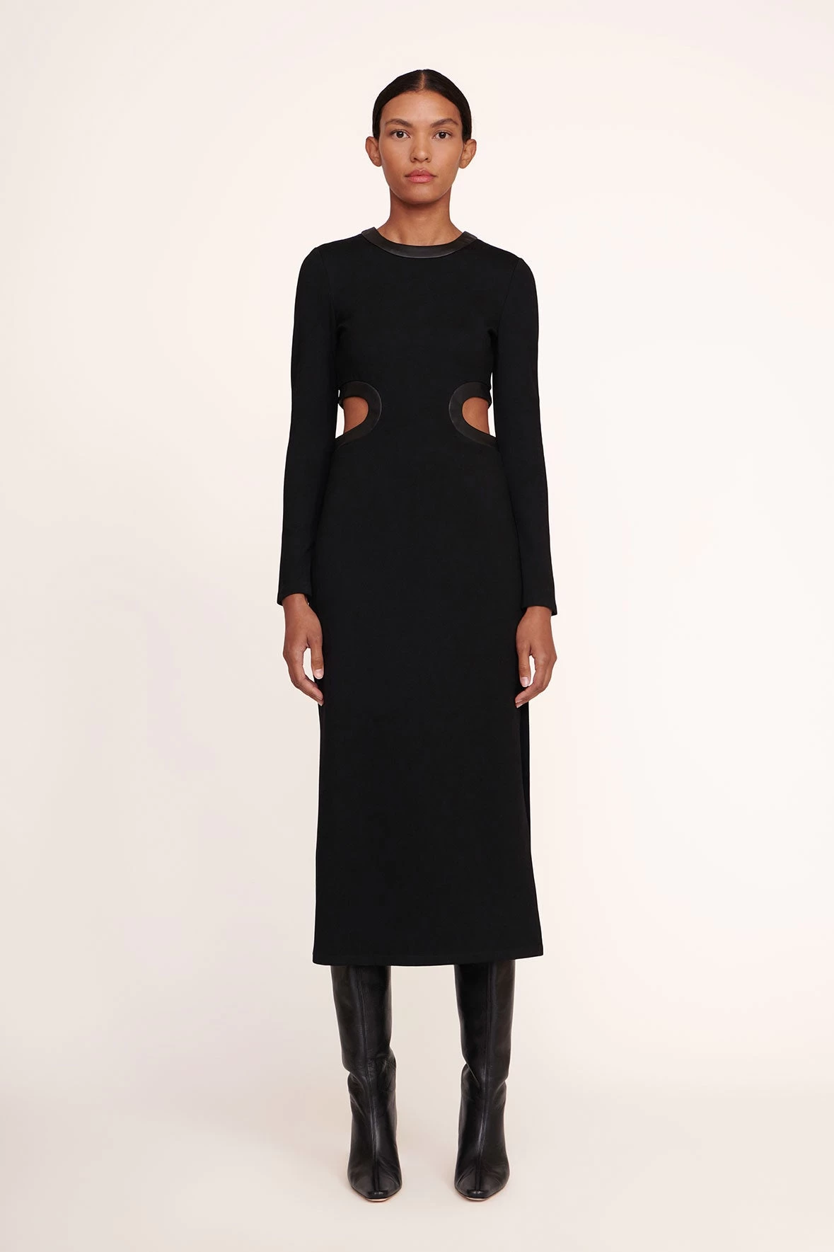 LONG SLEEVE DOLCE DRESS | BLACK 1 LONG SLEEVE DOLCE DRESS | BLACK