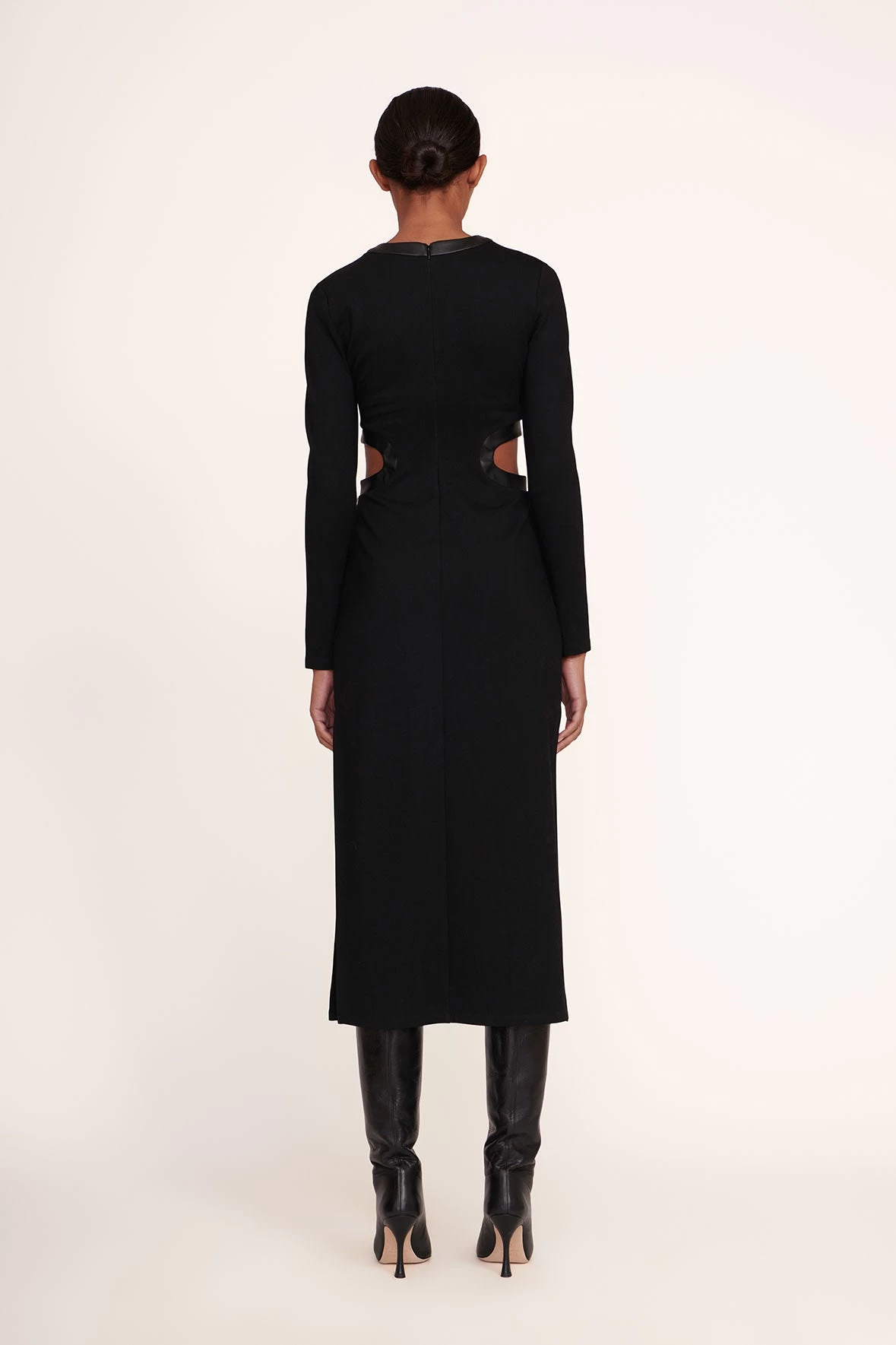 LONG SLEEVE DOLCE DRESS | BLACK 4 LONG SLEEVE DOLCE DRESS | BLACK - Image 4
