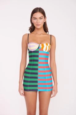 MAEVE SWIM DRESS | CABANA STRIPE MULTI