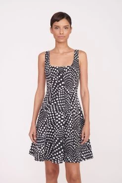 MINI WELLS DRESS | BLACK WAVY DOT -Chic Style Shop MINI WELLS DRESS 007 00202 web