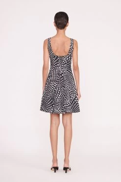 MINI WELLS DRESS | BLACK WAVY DOT -Chic Style Shop MINI WELLS DRESS 007 00208 web