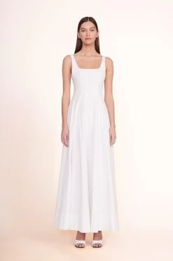 WELLS MAXI DRESS | WHITE