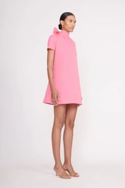 MINI ILANA DRESS | CORAL PINK 9 MINI ILANA DRESS | CORAL PINK -Chic Style Shop Mini Ilana Dress Coral Pink 00578 web