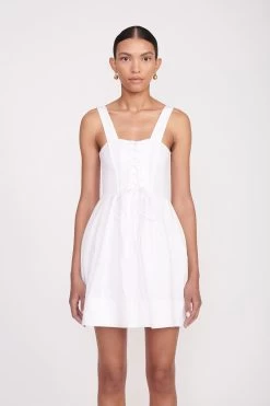 MINI SUTTON DRESS | WHITE -Chic Style Shop Mini Sutton Dress White 00501 web fe07487c 0598 4650 964c 3b0ddfe887c9