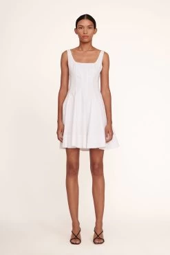 MINI WELLS DRESS | WHITE -Chic Style Shop Mini Wells Dress White 175 edit web