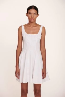 MINI WELLS DRESS | WHITE -Chic Style Shop Mini Wells Dress White 180 edit web