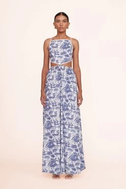 SIMONE CROCHET HEEL | CREAM -Chic Style Shop Mula dress blue toile 00593 web 1