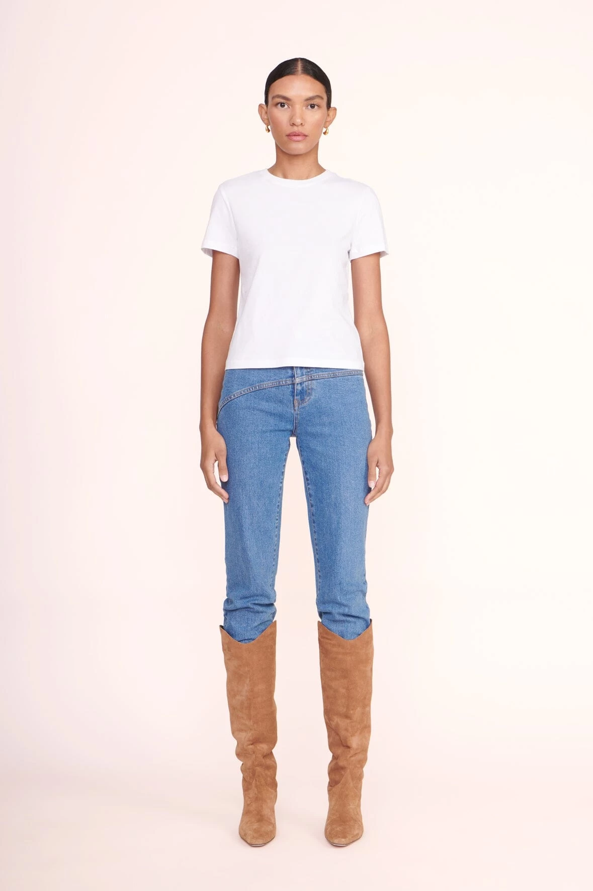 CREW NECK T SHIRT | WHITE 2 CREW NECK T SHIRT | WHITE - Image 2