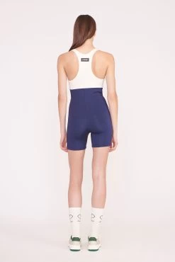 BOUNCE SHORT UNITARD | NAVY IVORY -Chic Style Shop PickleBall 025 01370 edit web
