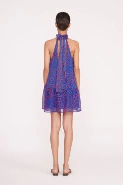 MARLOWE DRESS | LAPIS WAVY DOT 8 MARLOWE DRESS | LAPIS WAVY DOT -Chic Style Shop Pre Fall 028 00905 web