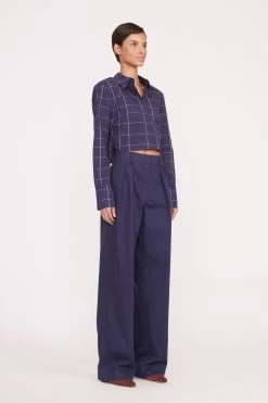 SENECA TOP | NAVY PLAID 8 SENECA TOP | NAVY PLAID -Chic Style Shop Pre Fall 031 00982 web