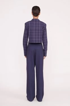 SENECA TOP | NAVY PLAID 9 SENECA TOP | NAVY PLAID -Chic Style Shop Pre Fall 031 00989 web