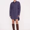 COLTON DRESS | NAVY PLAID