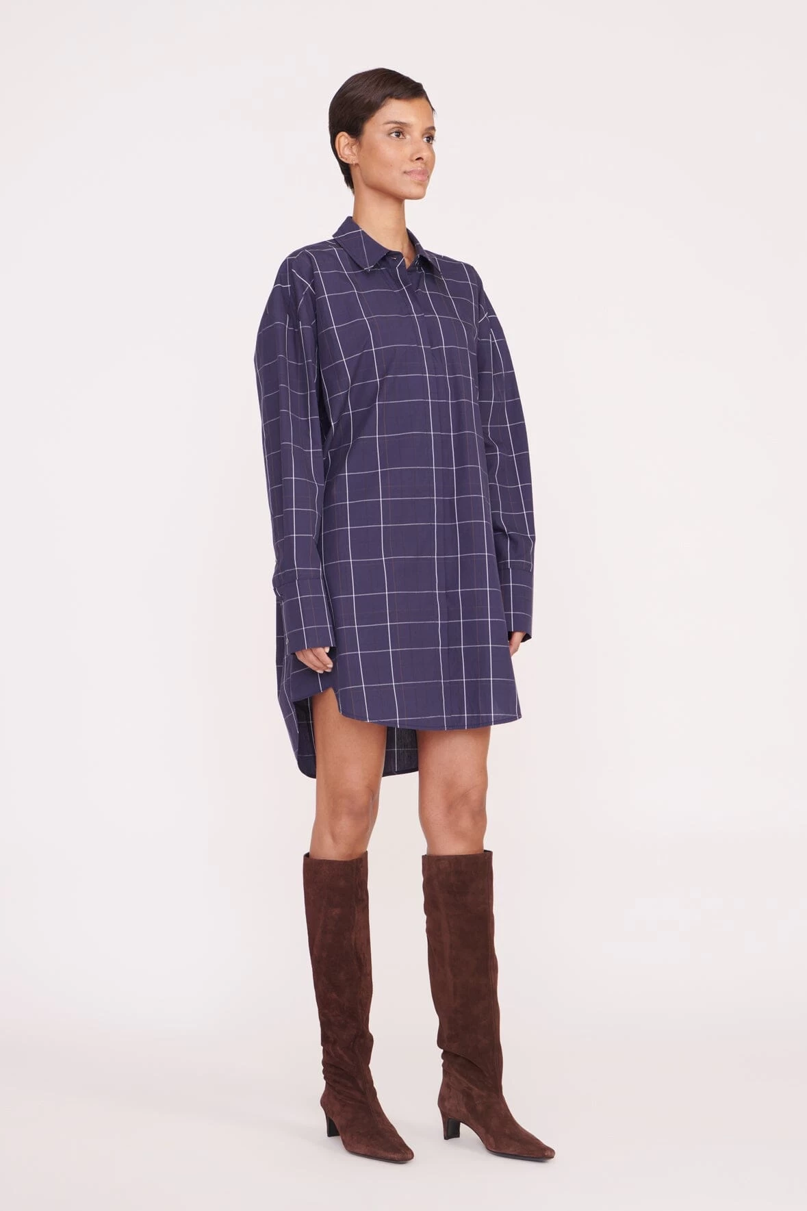 COLTON DRESS | NAVY PLAID 2 COLTON DRESS | NAVY PLAID - Image 2