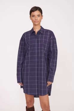 COLTON DRESS | NAVY PLAID 8 COLTON DRESS | NAVY PLAID -Chic Style Shop Pre Fall 032 01028 web