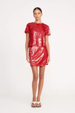 VEDETTE SKIRT | POINSETTIA