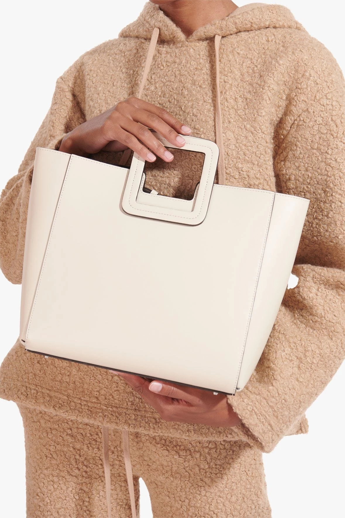 SHIRLEY LEATHER BAG | CREAM 9 SHIRLEY LEATHER BAG | CREAM - Image 9