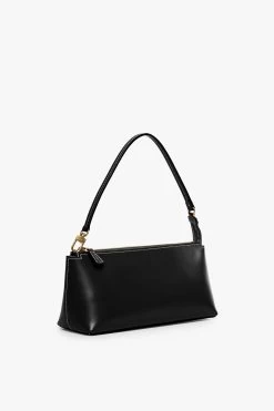 KAIA SHOULDER BAG | BLACK -Chic Style Shop STAUD KAIA SHOULDER BAG BLACK CALF SUMMER PF 21 2