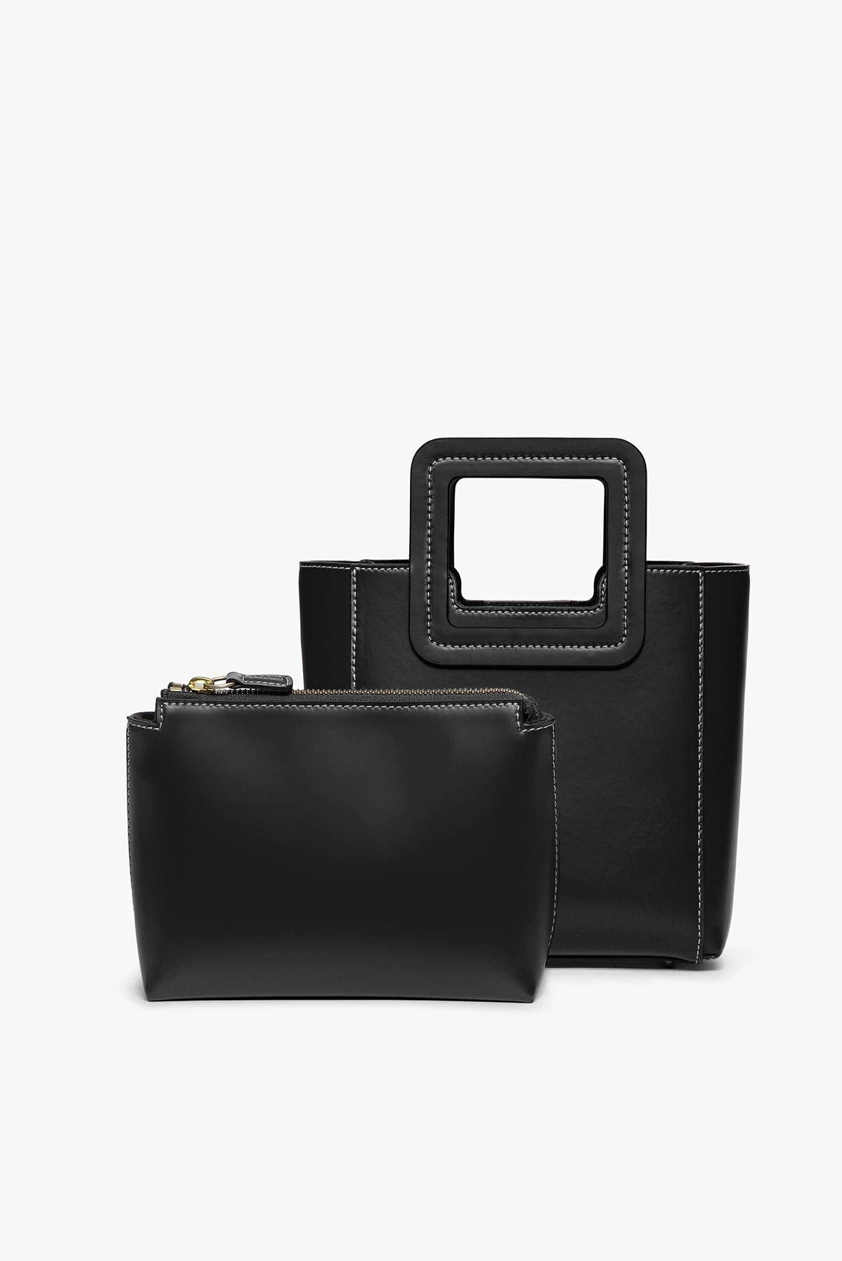 MINI SHIRLEY LEATHER BAG | BLACK 3 MINI SHIRLEY LEATHER BAG | BLACK - Image 3